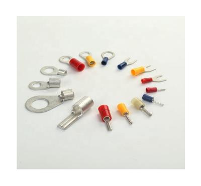 China Hot Sale Crimp PVC Electrical Connectors DBV/RNB Type End Lugs/Blade Nylon Terminals/Fork Wire Kit Connectors for sale