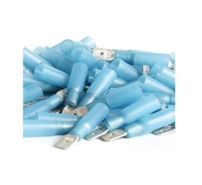 China Male Heat Shrink Spade Connectors Spade Terminals Waterproof Wire Connectors 16-14AWG Electrical Wire Spade Terminals MDHTD2-250 for sale