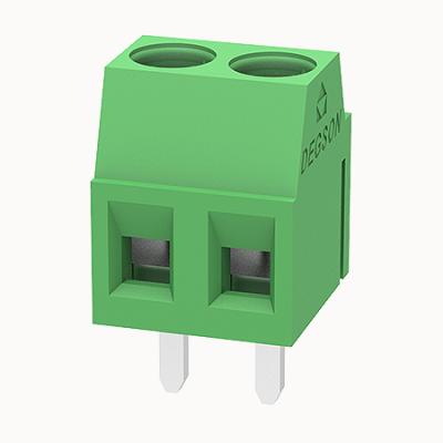 China Green 26-16AWG 3.5mm Pitch PCB Screw Terminal Block Terminal Block Connector With 15 Potentials 26-16AWG for sale