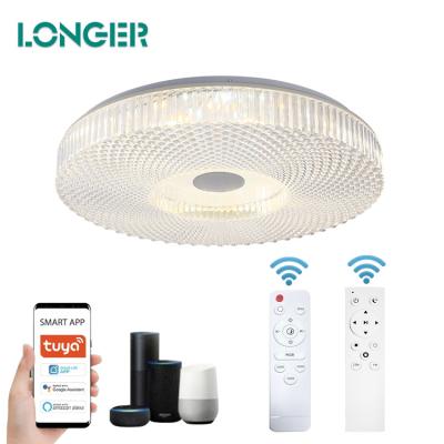 China 36W Smart RGB Control Modern Bedroom App Tuya Circle Lighting Nordic Outdoor Mounted Ceiling Light for sale