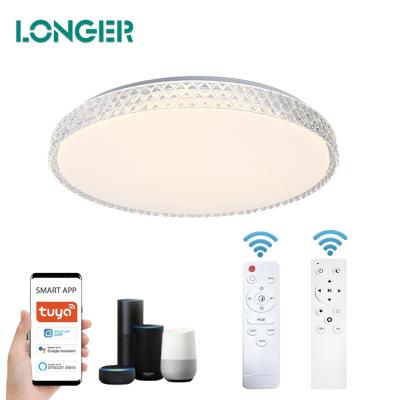 China Surface Mounted Professional Wholesale Color RGB Smart Tuya App Led Modern Bedroom Ceiling Light for sale