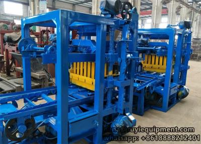 China 4-26 semi-automatic concrete block machine color paving block machine for sale