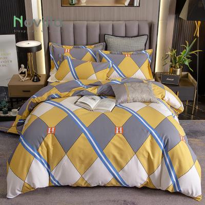 China Hotel Anti-Static Comforter Sets Luxury Large Sheet Sets Wholesale Bedding Comforter Bedding Set for sale