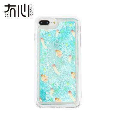 China New Arrival Liquid Quicksand TPU Maoxin Bling Transparent Soft Custom Cell Phone Case Cover For iPhone 7P 8P X XS XR max for sale