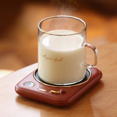 China New Arrivals Viable Smart Timing LIBERFEEL Maoxin Digital Display Heated Coaster Mug Come With Multicolor Mug Available for sale