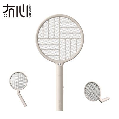 China 100-150 Square Meters Maoxin New Arrival Rechargeable Battery Foldable Electric Fly Mosquito House Killer 2020 Electric 2way Swatter for sale