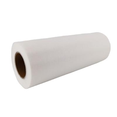 China PET 12gsm spunbond fabric waterproof nonwoven fabric roll polyester spunbond nonwoven utrathin PET spunbond for sale