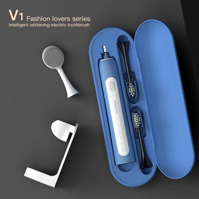 China Smart Whitening Customized Design Battery Operated Comfortable Deep Clean Waterproof Electric Toothbrush for sale