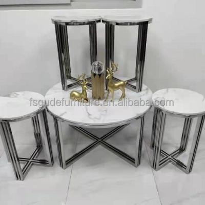 China Other) 2022 steel leg (new arrival of marble adjustable center coffee table table for living room for sale