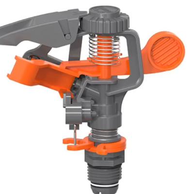 China Easily Install Adjustable Impact Plastic Pulsating Sprinkler Head for sale