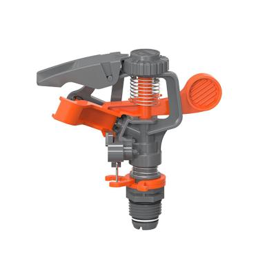 China Easily Install SPP001 Rotating Plastic Impact Sprinkler Pulsating Sprinkler Head Adjustable for sale