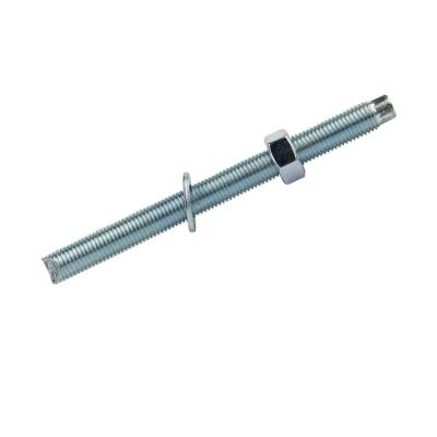 China SS304 Stud Metal Steel Sleeve Anchors Carbon Steel Head Chemical Hex Stud+Nut+Washer for sale