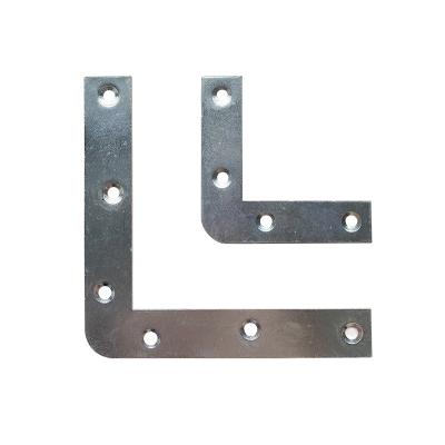 China Furniture Plate Bracket CE Approval Flat L Shaped Steel Rafter Galvanized Sheet Wood Connector for sale