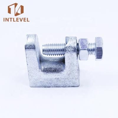 China Pipe Clamp Galvanized Cast Iron Scaffolding Fixed Beam Malleable Steel Clamp for sale