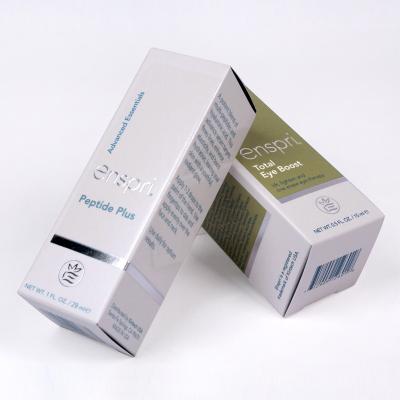 China Custom Cosmetic Packaging Box With Metallic Golden&Silver Paper for sale