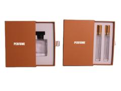 orange perfume packaging sliding box