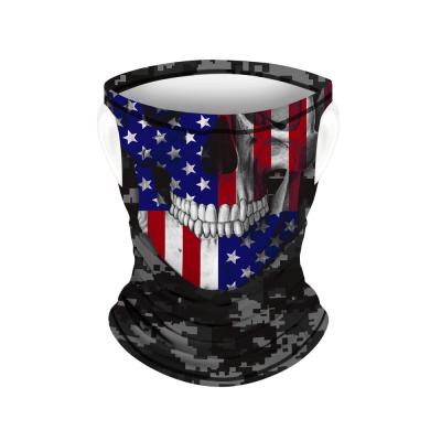 China Outdoor Activities Face Cover Earrings Balaclava Cycling Animal Seamless Mask Head Wrap American Flag Neck Cuff Bandana Bandana Custom Logo children for sale