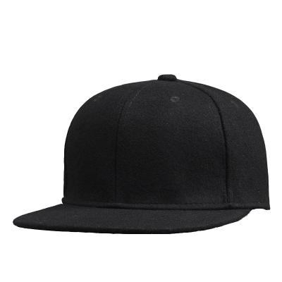 China New Design 3d Incorporation 3d Waterproof Wholesale High Quality White Suede Fitted For Men's Wool Snapback Hat Cap Custom Logo for sale