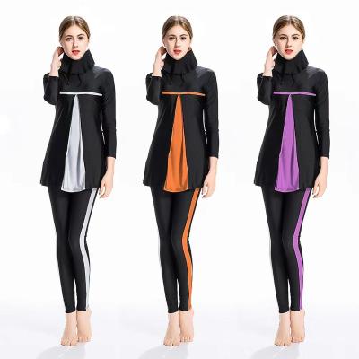 China QUICK DRY Muslim women's bikini swimwear modest women's dresses beach wear swimwear for women muslim lady long sleeve wear new arrival 2023 for sale