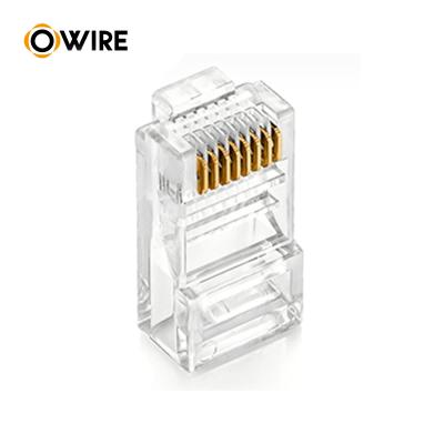 China Connector for A.W.G. cat 5e 8p8c amp male female plug rj 45 modular connector rj45 connector patch cable oem 23 cat6 with rohs for sale