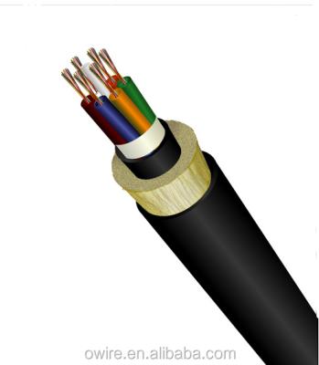 China Application ADSS 24 Core Single Mode Aerial Outdoor Aerial Nonmetallic Fiber Optic Cables for sale