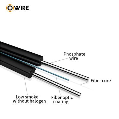 China Network cabling high quality 1km price g652d fiber optic cable FTTH fiber optic cable price for sale