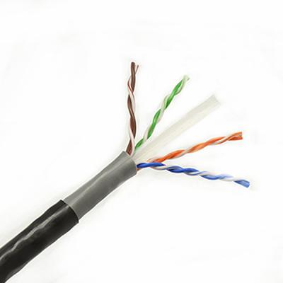 China 1000Ft Jelly Filled Outdoor Armored Cat6 Cat6 Cable Utp /Ftp Outdoor Cat6 for sale