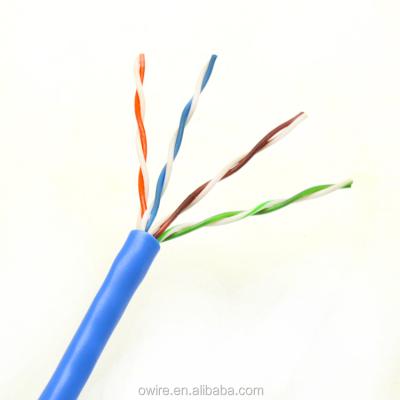 China High Quality Internet Provider Cat5 Copper Cable 305M 4 Pair 24Awg Utp Cat5E Cat5e Lan Cable for sale