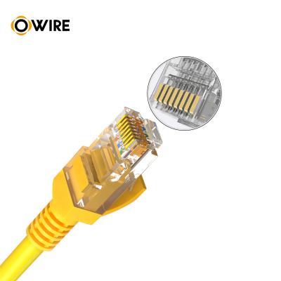 China Owire Cabling System Brand ODM OEM Cat6 UTP Network Patch Cord For Indoor RJ45 Connector Passed Test PVC LSZH HDPE CMR for sale