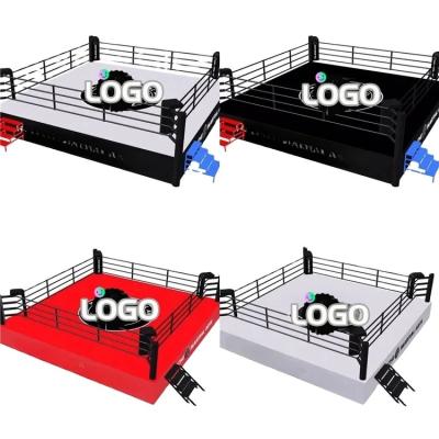 China Height Platform Good Quality MMA Floor Boxing Ring & Professional Stage Elevated Type Boxing Ring for sale