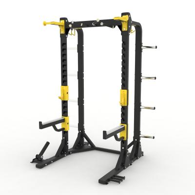 China Eco-friendly Hot Selling Gym Workout Exercise and Home Use Fitness Equipment Squat Rack Power Rack Smith Machine for sale