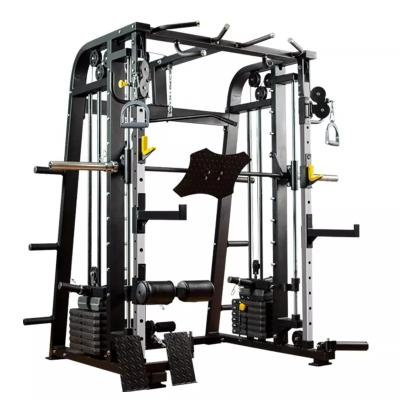 China Eco-friendly Smith Integrated Trainer Gantry Squat Rack Commercial Fitness Gym Equipment Combination Station for sale