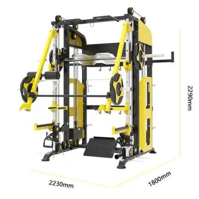 China Eco-friendly Commercial Bodybuilding smith machine gym Integrated Training Multi Functional Trainer Smith Machine Gym Equipment for sale