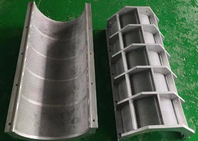 China Stainless Steel Dump Sorter Screening Plate Pulp Screen voor afvalpulp Lichte onzuiverheden Te koop