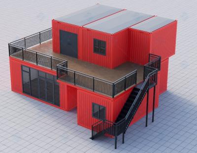 China Economical Modular Quick Assembly Prefab Container House For Sale for sale