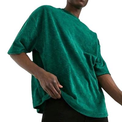 China Fashion Anti-Pilling High Quality White Plain Oversize Men's Thick T-shirt Camisetas Camisetas Algodon for sale