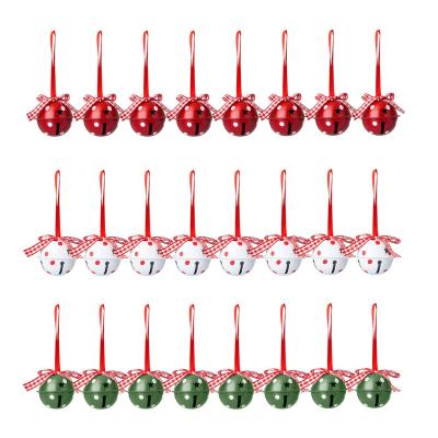 China High Quality Fashion Decoration Jingle Chime Holiday Wind Chime DIY Metal Christmas Tree Decoration Red Christmas Lights for sale