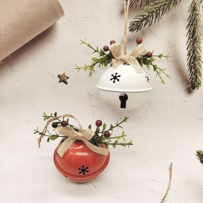 China Custom Christmas Bells Decoration 2021 Fashion New Jingles Chime High Quality Braid Shaped Ornament Plus Size Christmas Jingle Bell for sale