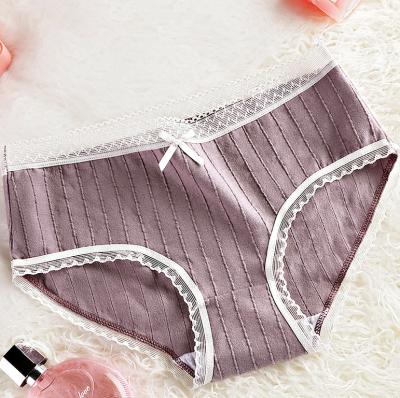 China Spring News Antibacterial Factory Cheap Outlet Summer Cotton Ladies Panties Women's Lace Underwear for sale