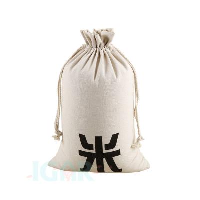 China .eco-friendly fashionable custom drawstring storage bags fruit vegetable rice grocery shopper storage stuff bag home size and logo for sale