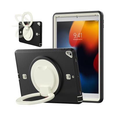 China New Design Autumn Protective Series Heavy Duty Handheld Silicone Rugged Tablet Cover For iPad 10.2 Case 2021 for sale