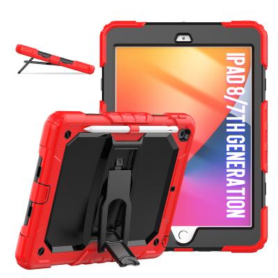 China Newest Heavy Duty Design Heavy Duty Full Body Kickstand PC Tablet Case For Ipad 10.2 Inch 2021 Protective Rugged Cover for sale