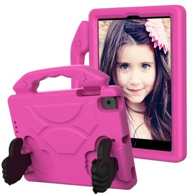 China Colorful Kids EVA Hand Grip Stand Shockproof Silicone Safe Non-Toxic Cover For iPad Mini 1 2 3 4 5 7.9 Inch Kids Tablet Case for sale