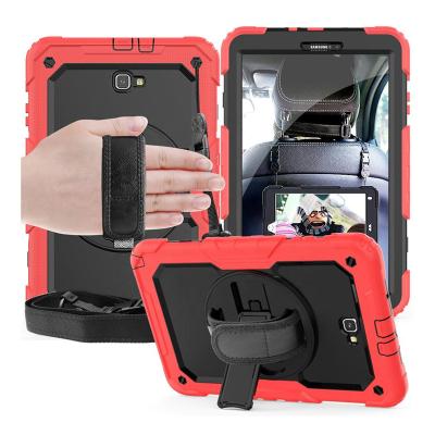 China Heavy Duty Wholesale Kickstand Shockproof Silicone With Shockproof Tablet Case Cover For Samsung Galaxy Tab A 10.1 T580 T585 for sale