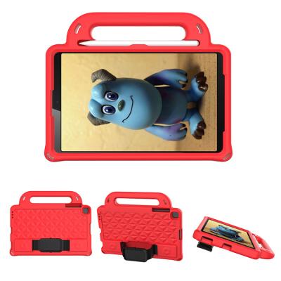 China Handheld Tablet Cover Shock Resistant Kid Proof EVA Foam 2 Handheld Protectors Heavy Duty In 1 Stand Silicone Case For Tablet Samsung Galaxy Tab 10.1 2019 SM-T510 T515 for sale