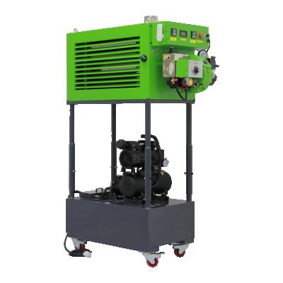 China Garment Shops UK Conpact Waste Oil Heater With Oil Storage Tank for sale