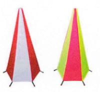 China Collapsible Iron 600mm Reflective Traffic Cones for sale