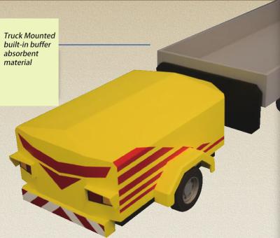 China Anti Collision 700kg Highway Crash Attenuator for sale