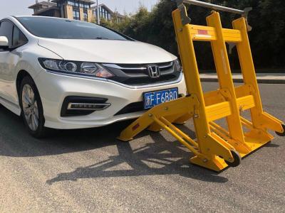 China Verkeer het Oranje Elektrostatische Bespuiten Antiram barrier foldable Te koop