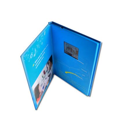 China Europe Custom Printing Design Your Logo Business Lcd Video Happy Birthday Greeting Brochure Card for sale